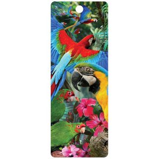 Obrázek z Záložka 3D 15,5x5,7cm - papoušci (25) 